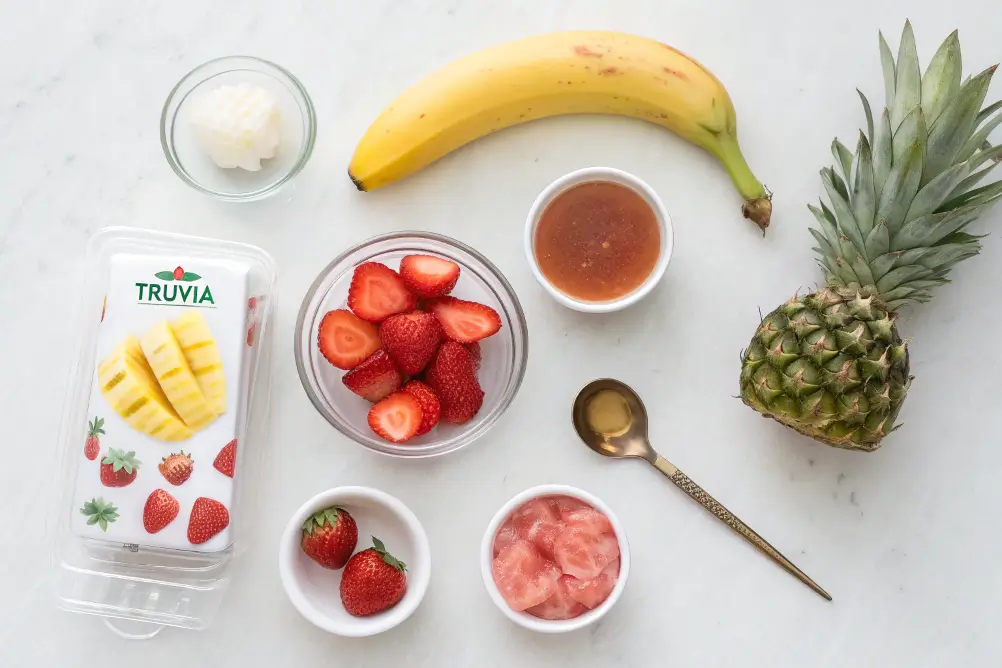 Ingredients for Jetty Punch Tropical Smoothie