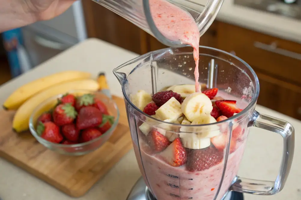 Blending Jetty Punch Smoothie