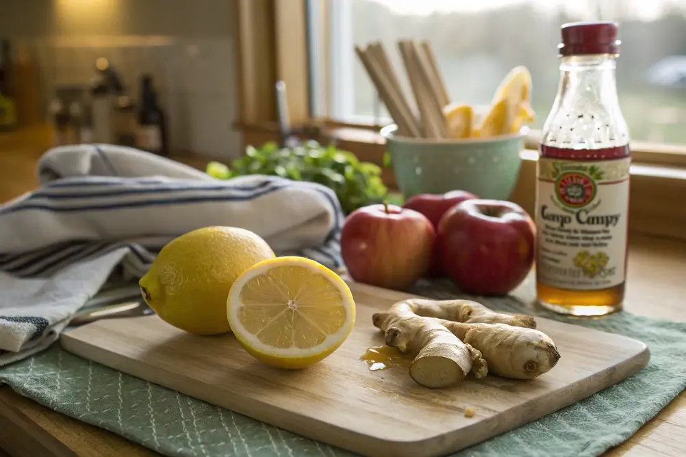 Japanese Mounjaro recipe ingredients on a cutting board